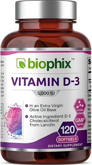 Vitamina D3 125 Mcg Biophix