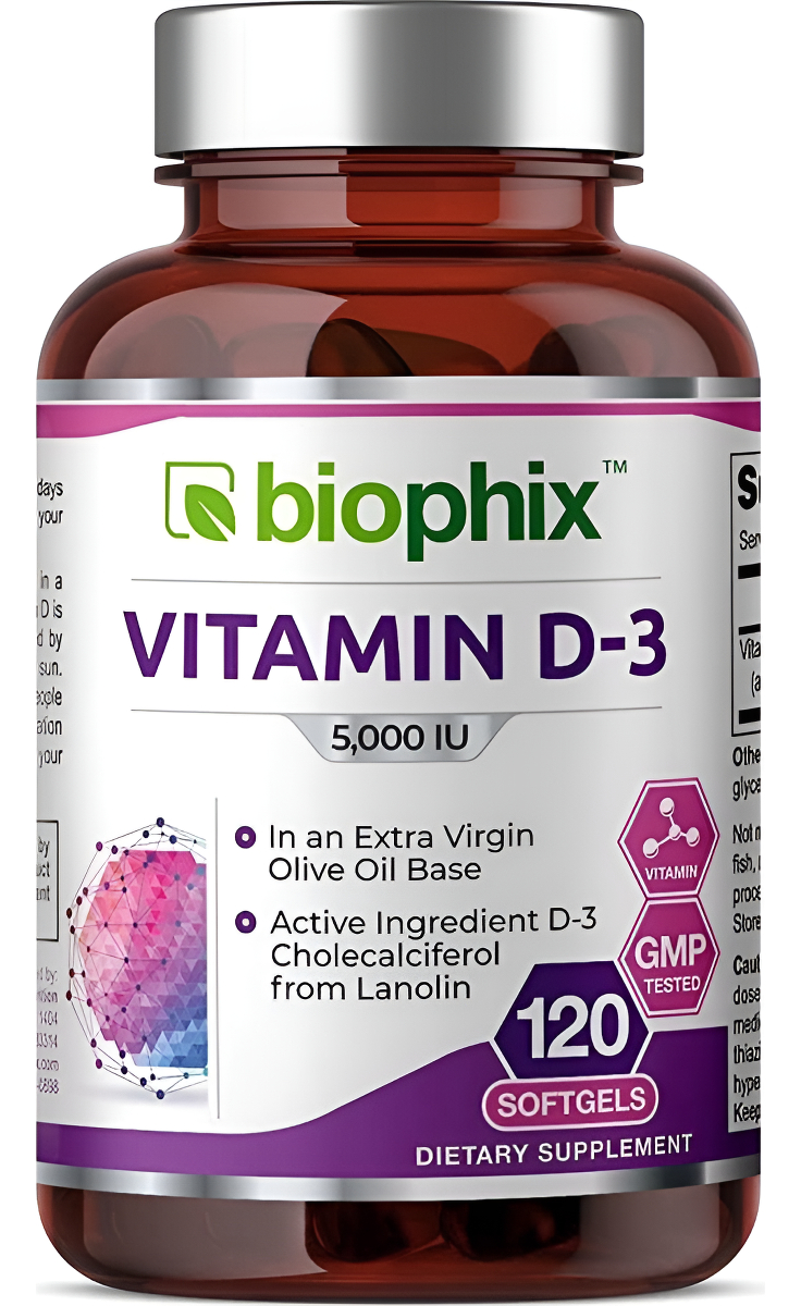 Vitamina D3 125 Mcg Biophix