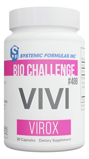 Systemic Formulas Bio Challenge #488 Vivi Virox - 30 Cápsulas. Potente Mezcla De Apoyo Inmunológico Con Pau D'arco, Ace