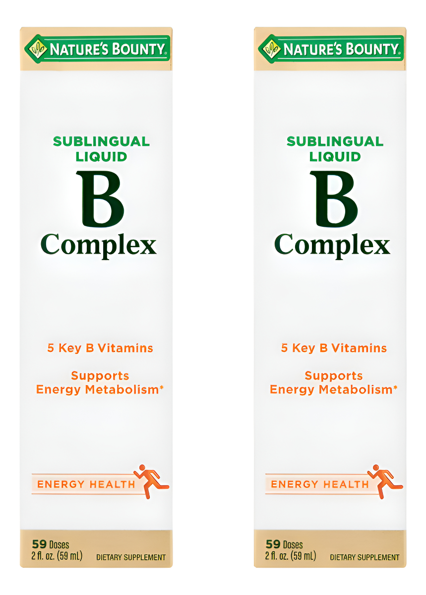 Nature's Bounty Vitamina B Complejo Líquido Sublingual, 2 Fl