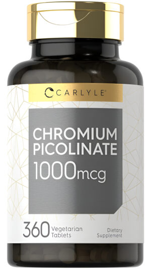 Carlyle Picolinato De Cromo 1000mcg 360 Tabletas