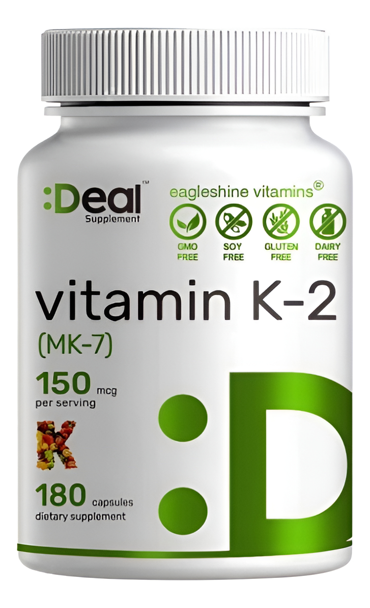 Vitaminas K2 Mk-7 150mcg - 180u
