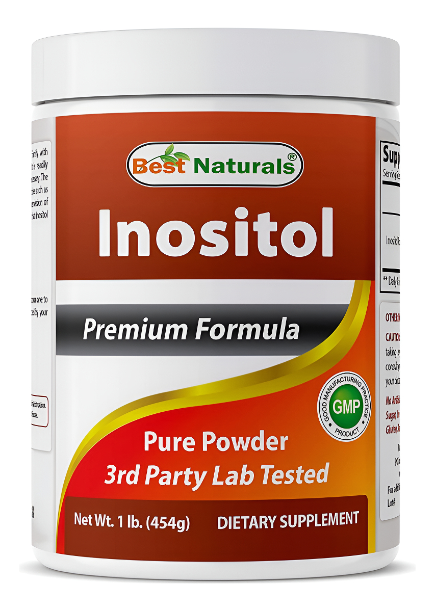 Best Naturals Polvo Puro De Inositol (vitamina B8), 1 Libra, Apoya La Función Hepática Saludable