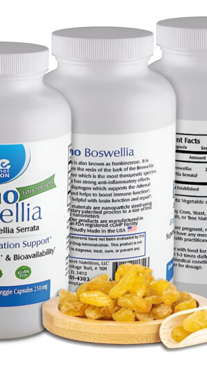Nano Boswellia 250mg - Suplemento De Nanopartículas, Suplemento De Incienso - Suplementos De Apoyo Y Vitaminas A Base D