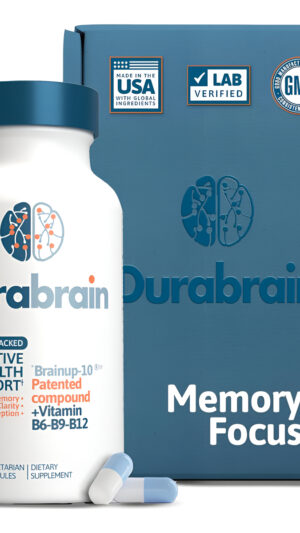 Suplemento Para La Memoria Y La Concentración. Impulso Y Apoyo Cerebral. Complejo Patentado Brain-up10 Minerales Y Vita