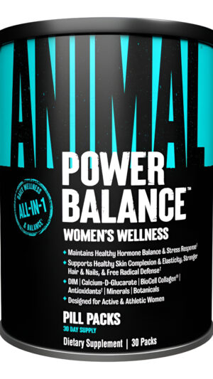 Animal Power Balance - Fórmula Integral Alpha F Para Mujer - Apoya El Equilibrio Hormonal, La Tez, El Cabello, Las Uñas