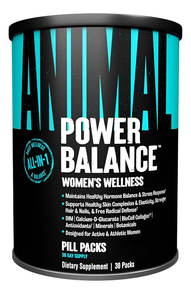 Animal Power Balance - Fórmula Integral Alpha F Para Mujer - Apoya El Equilibrio Hormonal, La Tez, El Cabello, Las Uñas