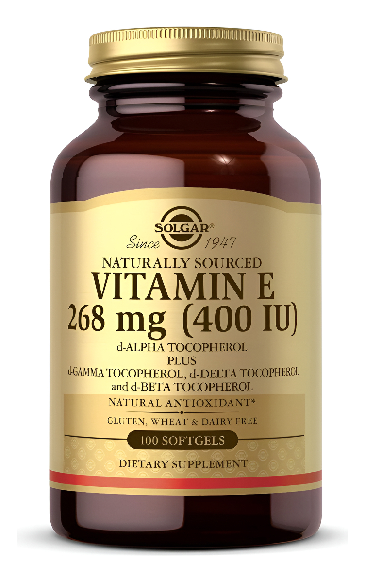 Solgar Vitamina E 268mg (400 Ui) Alpha, 100 Softgels Antio