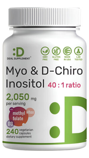 Deal Supplements Myo-inositol Y D-chiro Inositol 2050mg