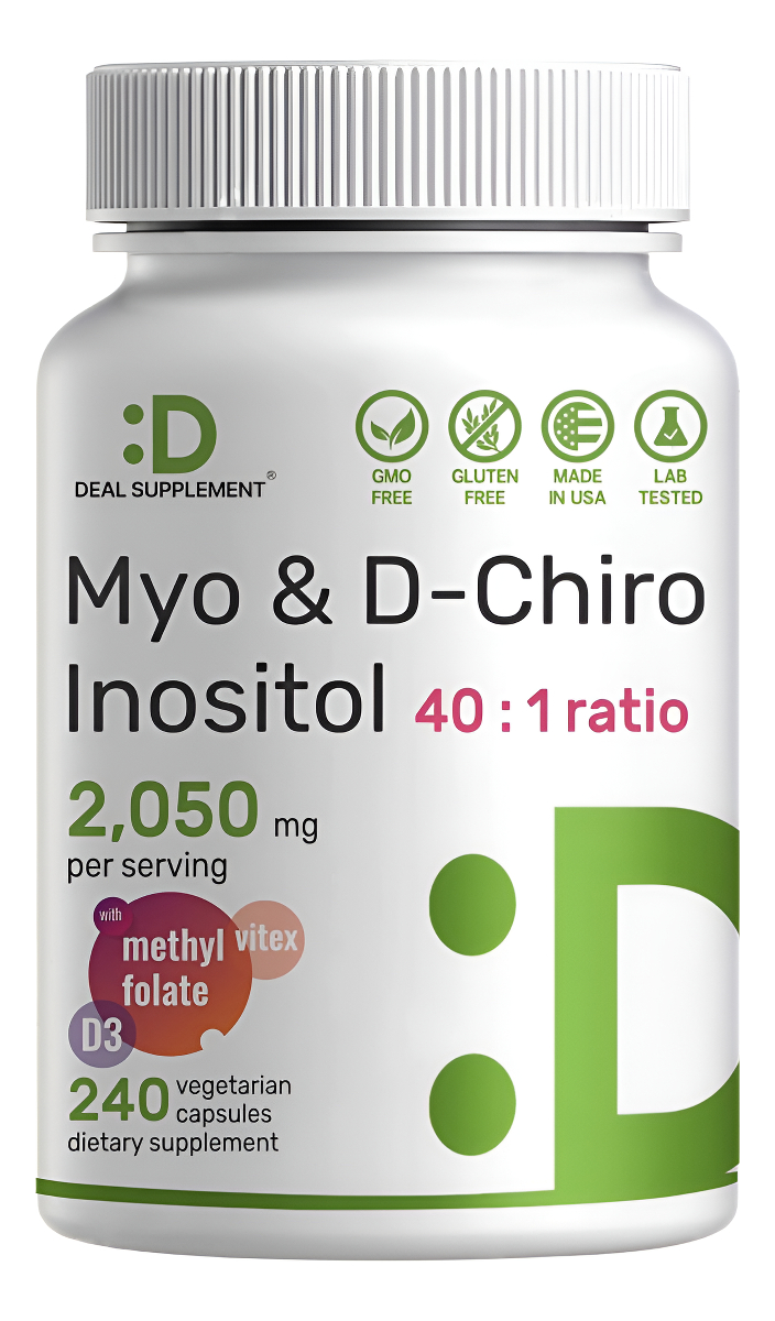 Deal Supplements Myo-inositol Y D-chiro Inositol 2050mg