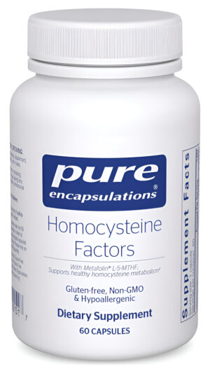 Pure Encapsulations Factores De Homocisteína | Suplemento Para Apoyar Los Niveles Normales De Homocisteína Y La Salud C