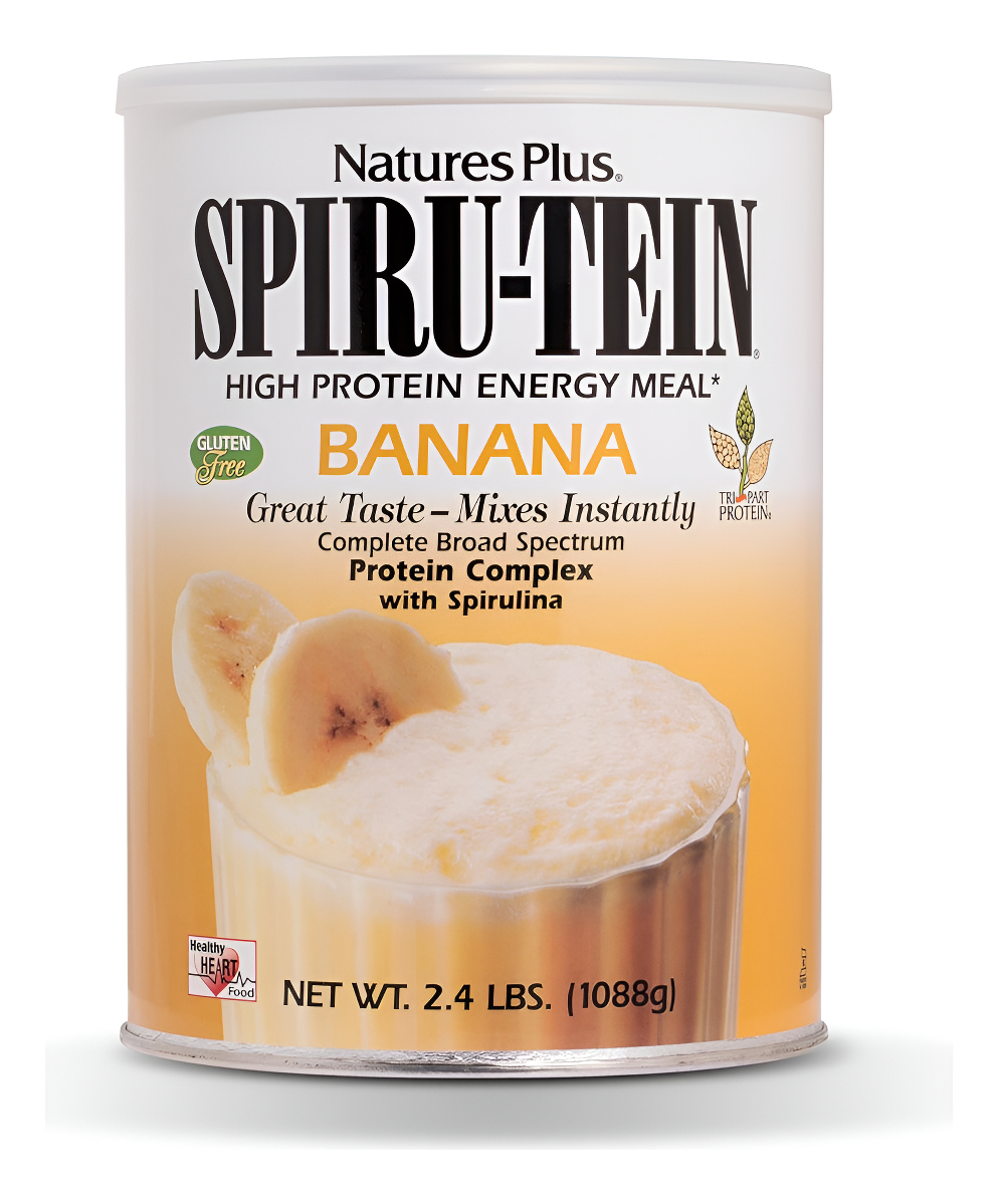 Naturesplus Spiru-tein - Batido Con Sabor A Plátano, 2.4 Libras, Proteína De Espirulina En Polvo, Reemplazo De Comidas