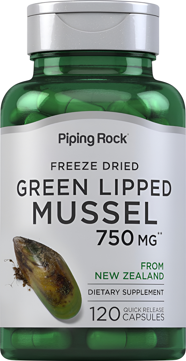 Mejillón De Labios Verdes 750 Mg | 120 Cápsulas | Suplemento Para Humanos | Liofilizado De Nueva Zelanda | Sin Omg, Sin