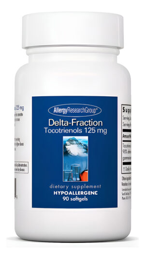 Allergy Research Group - Delta-fraction Tocotrienoles 125 Mg - Vitamina E, Corazón/cerebro - 90 Cápsulas Blandas