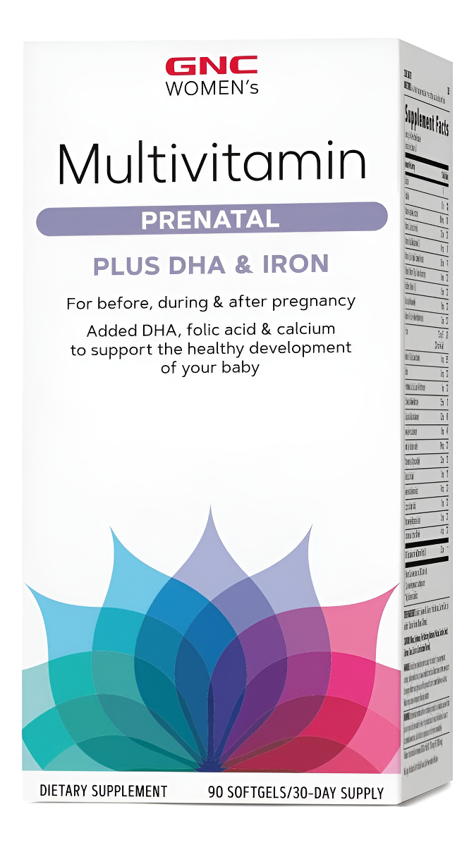Fórmula Prenatal Multivitamínica De Mujeres Gnc Con Dha Y Hi