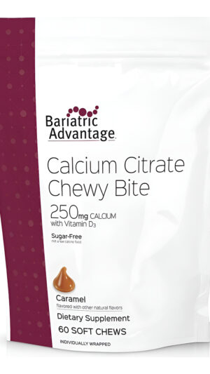 Bocaditos Masticables De Citrato De Calcio Bariatric Advantage De 250 Mg Con Vitamina D3