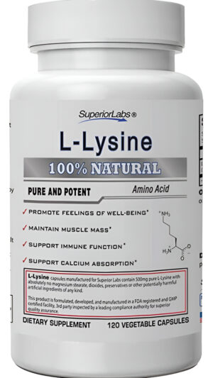 L-lisina Natural - Superior Lab