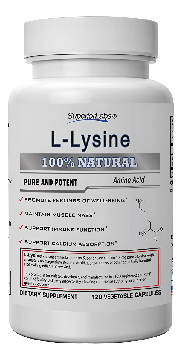 L-lisina Natural - Superior Lab