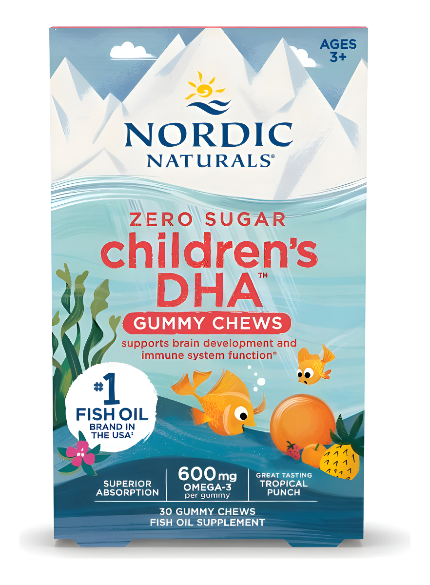 Nordic Naturals Gomitas De Dha Para Niños Sin Azúcar 30 Gomitas Masticables