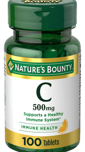Nature's Bounty, C 500 Mg 100 Tabletas De Vitamina C Pura