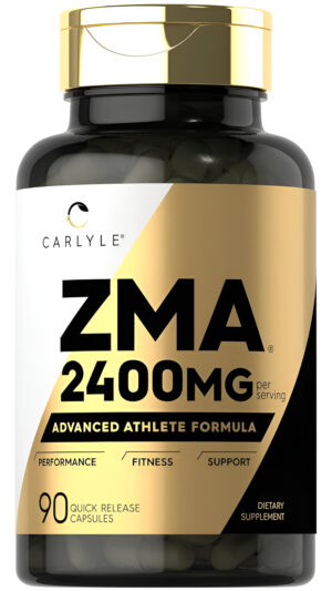 Carlyle Zma Suplemento Para Hombres Y Mujeres 2400 Mg | 90 Unidades | Fórmula Sin Omg, Sin Gluten