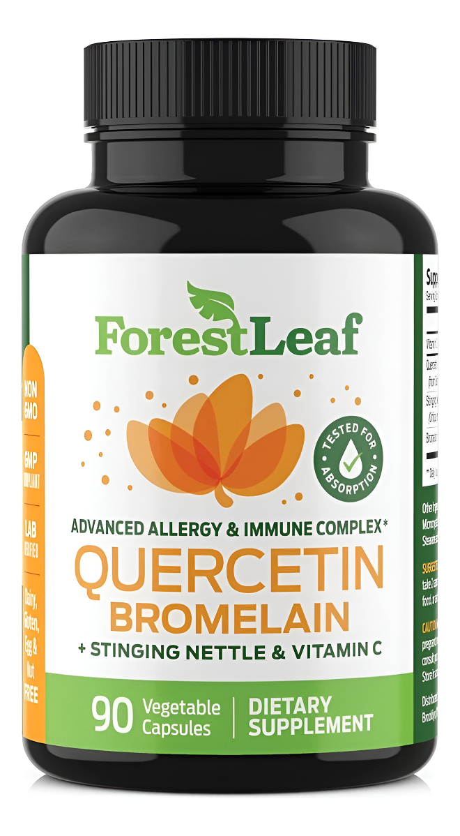 Quercetina Bromelina 90cápsulas