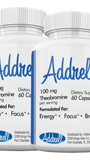 Addrell - Paquete De 2 Píldoras Estimulantes Energéticas, Suplemento De Estudio, Suplementos Nootrópicos Naturales Y Su