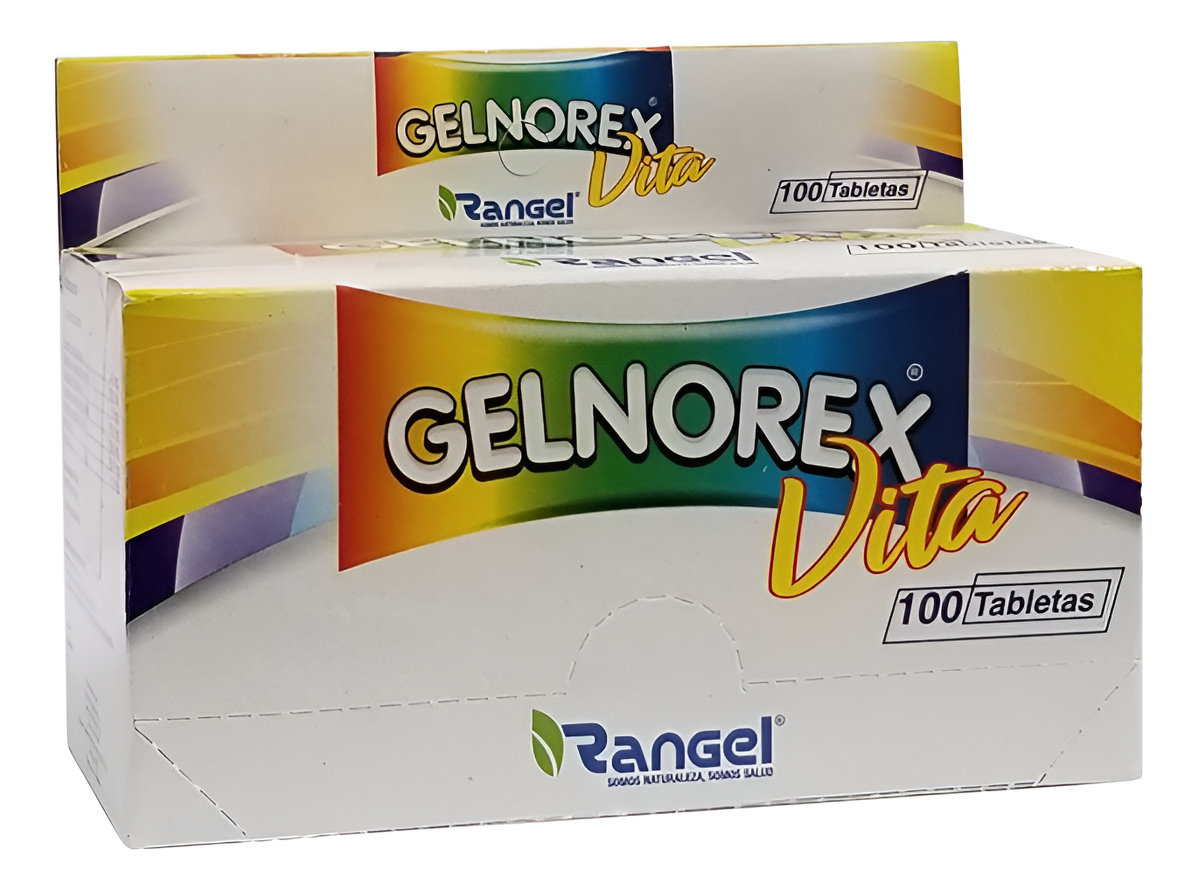 Rangel Gelnorex Vita Suplemento De Vitamina B Para Adultos, 100 Comprimidos (paquete De 1)