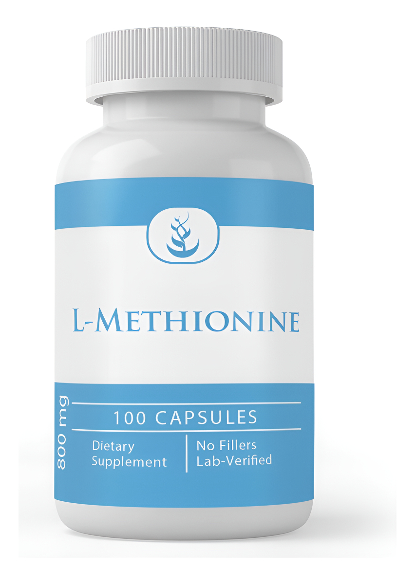 Pure Original Ingredients L-metionina (100 Cápsulas) Siempre Pura, Sin Aditivos Ni Rellenos, Verificado Por Laboratorio