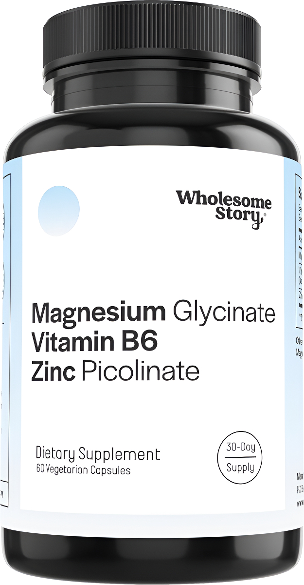 Suplementos De Glicinato De Magnesio Y Picolinato De Zinc 3 En 1 Con Vitamina B6 | Magnesio Y Vitamina De Zinc | Salud