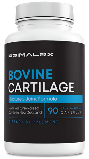 Primalrx Cartílago Bovino: 90 Cápsulas De Cartílago De Res Alimentadas Con Pasto/colágeno Y De Fácil Digestión