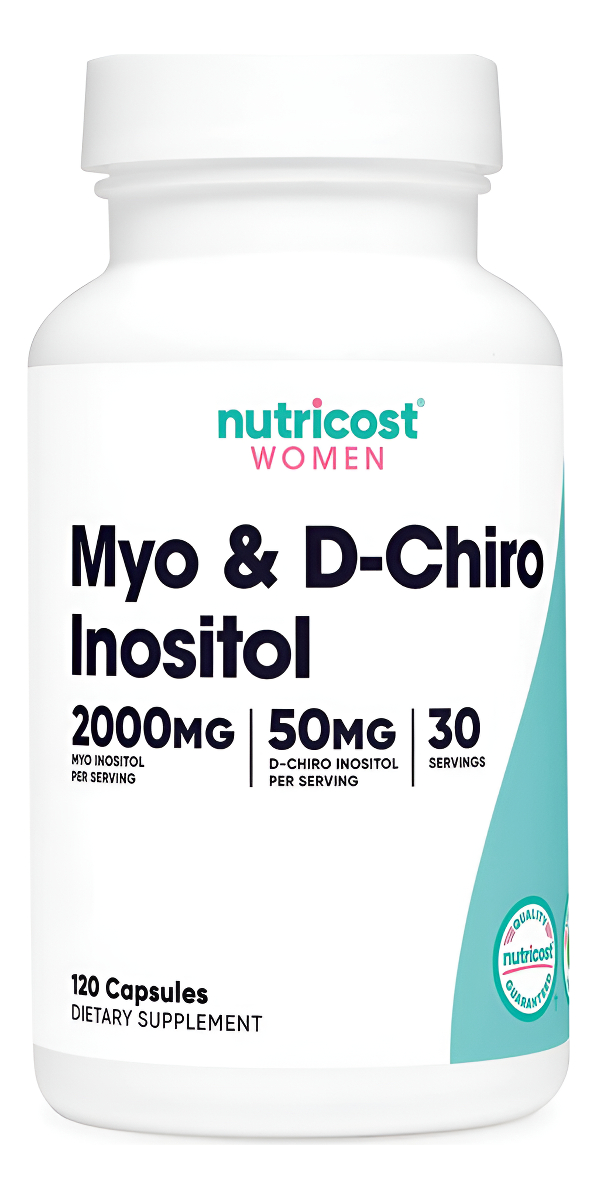 Nutricost Myo Inositol & D-chiro Inositol Para Mujeres 2000 Mg, 120 Cápsulas Apto Para Veganos, Sin Omg Y Sin Gluten