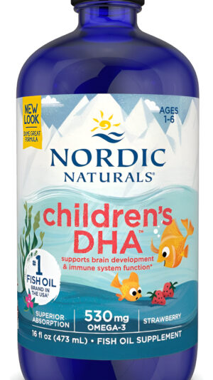Nordic Naturals Suplemento De Aceite De Pescado Dha Omega-3 Para Niños, 473 Ml