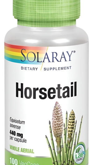 Horsetail Cola De Caballo  440 Mg Capsulas 100 Solaray