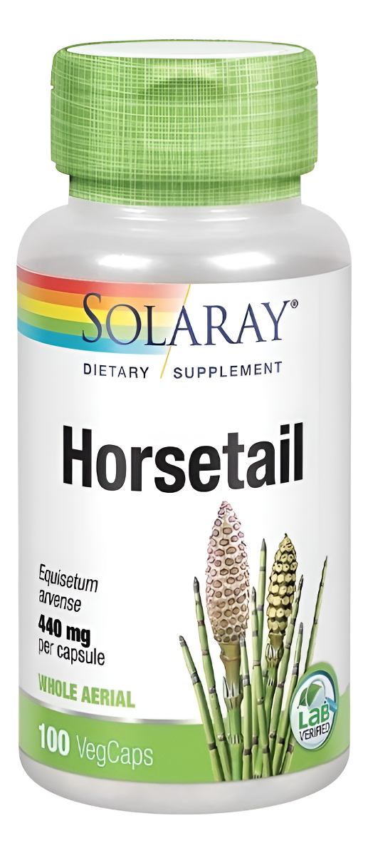 Horsetail Cola De Caballo 440 Mg Capsulas 100 Solaray