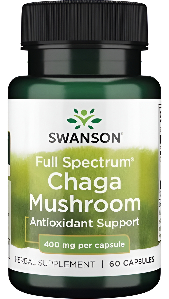 Chaga Mushroom 400 Mg 60caps X 5 Unidades