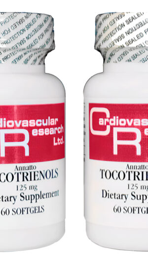 Cardiovascular Research 60 Cápsulas Blandas 125 Mg De Vitamina E Annatto Tocotrienoles Pure Deltagold Pack De 2