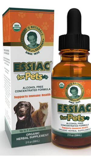 Essiac Para Mascotas | Usda Orgánico | Gotas Diarias Para Apoyo Inmunológico Y Longevidad | Gotero Previamente Medido |